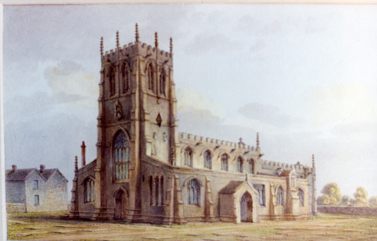 Fishlake Church 1830 Roland Hibbard of Sheffield